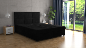 Postel FIFI 180x200 černá - RIVIERA 100