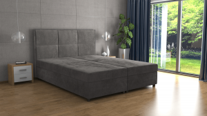 Postel FIFI 180x200 šedá - RIVIERA 91