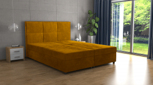 Postel FIFI 180x200 zlatá - RIVIERA 41