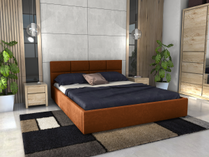 Postel LIDIA 160x200 meděná - RIVIERA 56