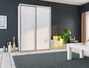 Šatní skříň PENELOPA 155 bílá