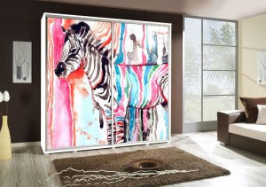 Šatní skříň PENELOPA 205 Zebra