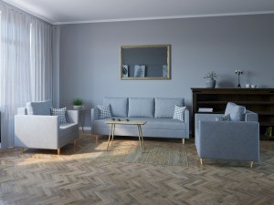 Sedací souprava FLAM 3+1+1 šedá