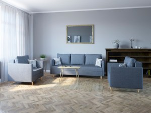 Sedací souprava FLAM 3+1+1 tmavěšedá