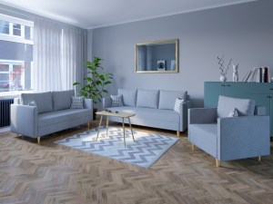 Sedací souprava FLAM 3+2+1 šedá